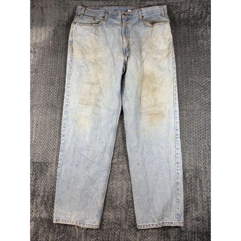 Vintage Levi 550 Relaxed Fit 1990's Tapered Leg Blue Jeans‎ 40x32